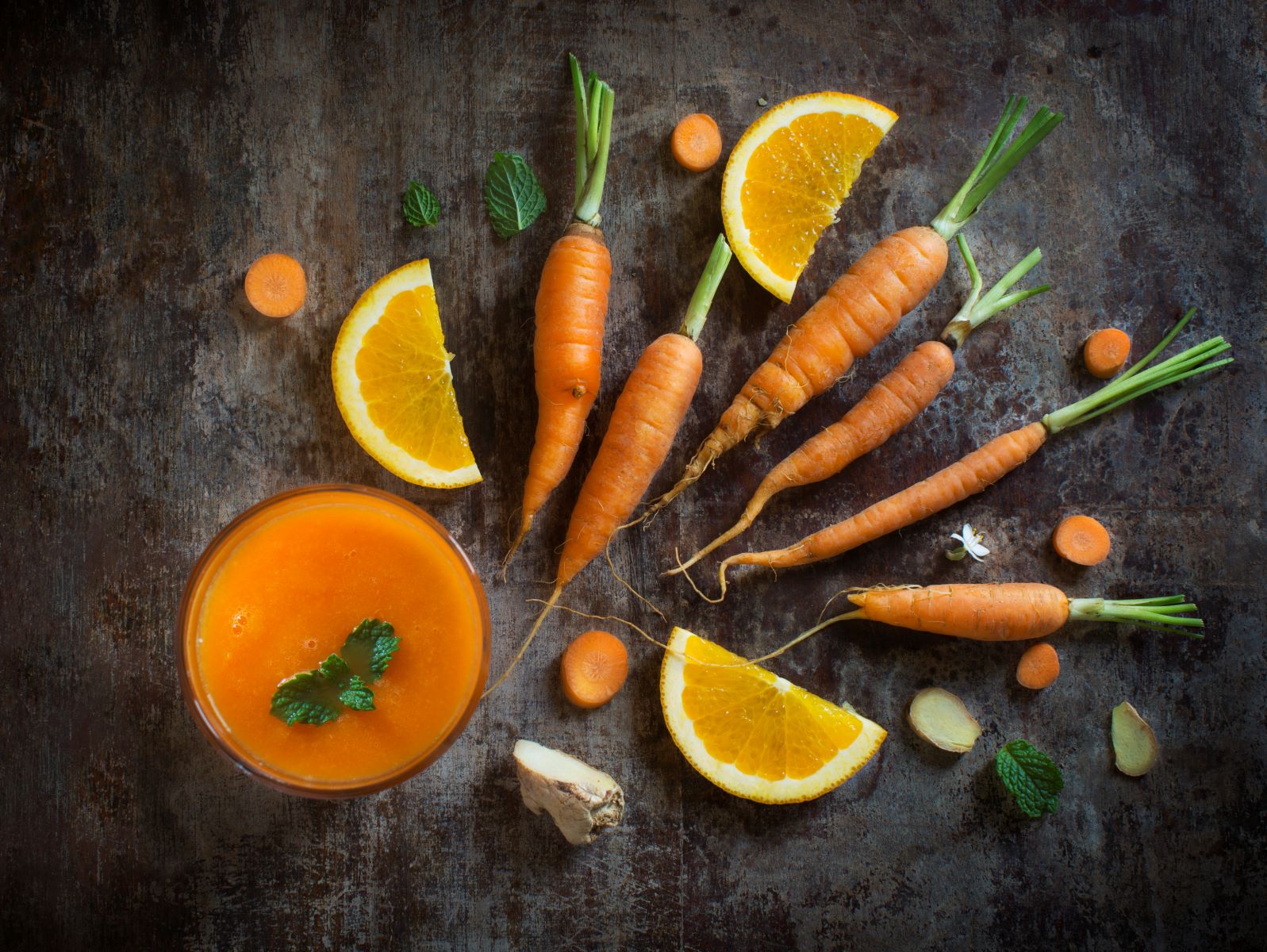 Möhren Orangen Ingwer Smoothie