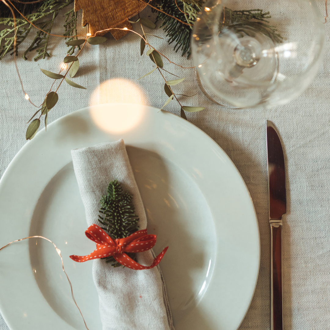Weihnachtliche Tischdeko