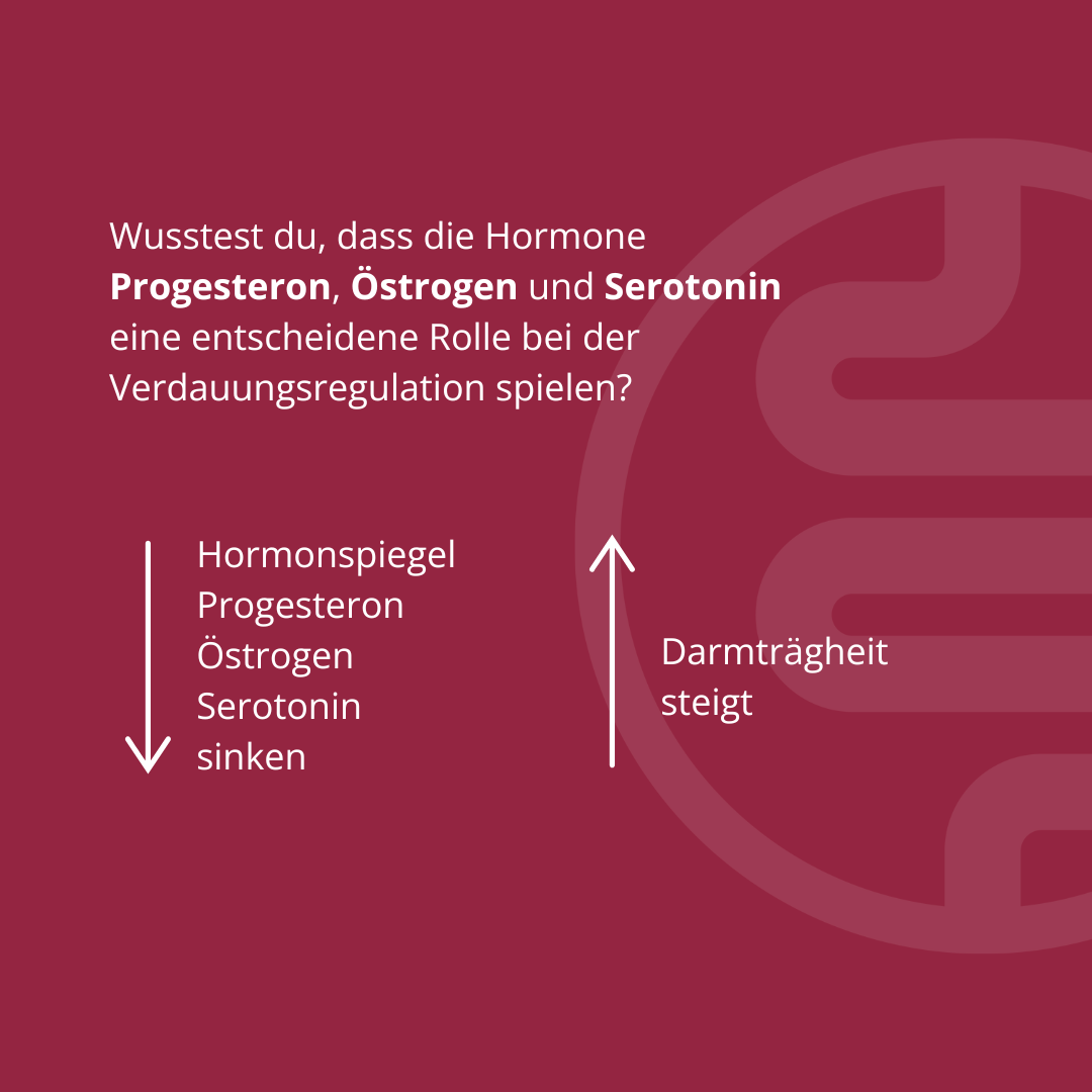 Wie Progesteron, Östrogen und Serotonin die Verdauungsregulation beeinflussen